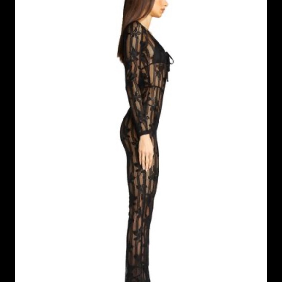 I.AM.GIA IDRA lace butterfly jumpsuit - Picture 3 of 4